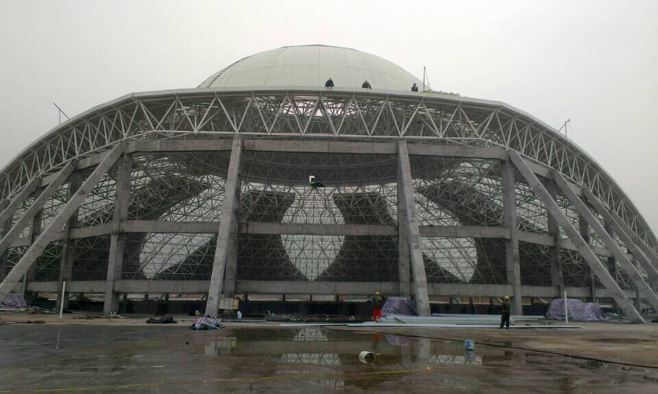 新疆温泉馆网架工程